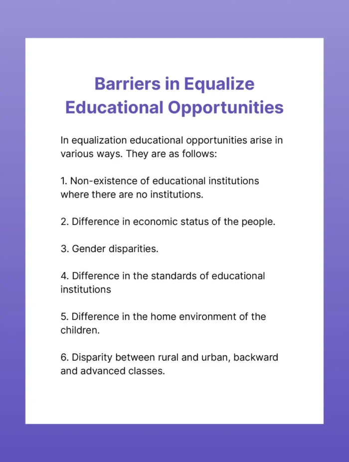 Survey of schools to see the implementation of various incentives of government to equalize educational opportunities - Image 3