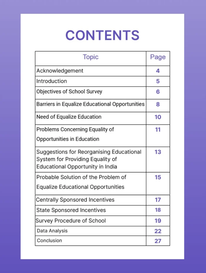 Survey of schools to see the implementation of various incentives of government to equalize educational opportunities - Image 2