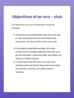 Planning and Implementation of Activities - Eco-Club - Image 3