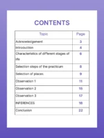 practicum contents of B.Ed 1st semester on Observe the various age group children Early childhood, Later childhood