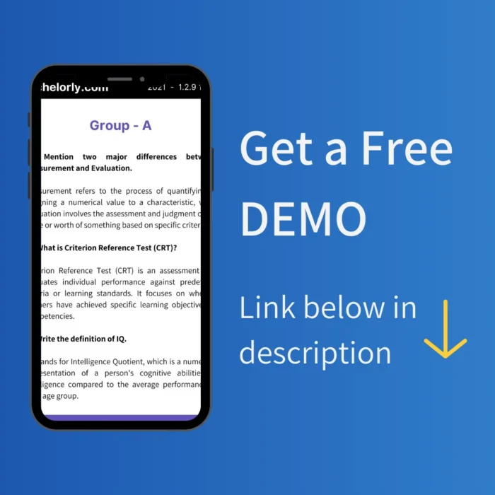 WBUTTEPA BSAEU B.Ed 3rd Semester ebook FREE demo download banner B.Ed 3rd Semester Solved Question Papers ebook- WBUTTEPA / BSAEU - Image 2