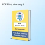 B.Ed 3rd Semester Solved Question Papers ebook- WBUTTEPA / BSAEU