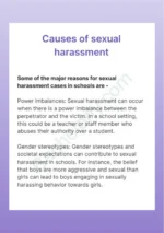 Visit schools and study the sexual abuse and sexual harassment cases - Image 4
