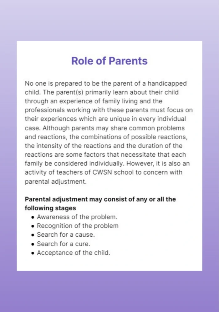 Developing list of teaching activities of CWSN in the school. - Image 4