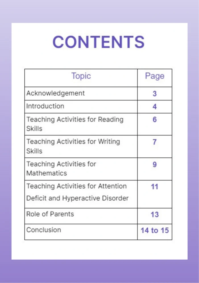 Developing list of teaching activities of CWSN in the school. - Image 2
