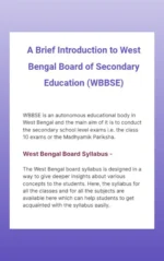 Evaluation and preparation of a report of existing WBBSE, WBCHSE, ISCSE, ISC and CBSE curriculum at different level - Image 3