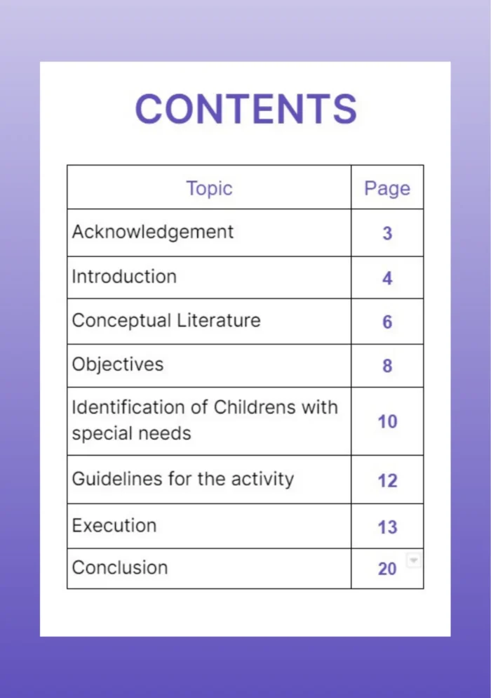 Identifying one/ two pupils with special needs in the primary schools and preparing a profile of these pupils - Image 2