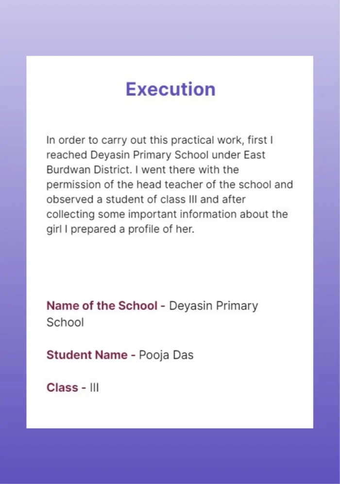 Identifying one/ two pupils with special needs in the primary schools and preparing a profile of these pupils - Image 3