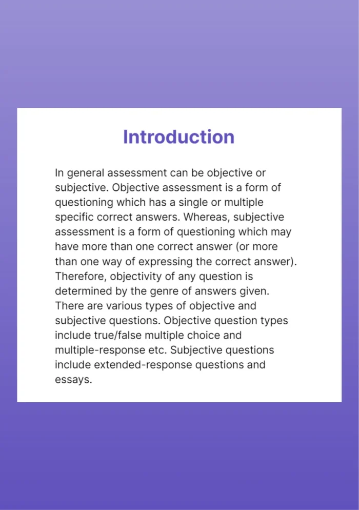Determining the objectivity given an answer key - Image 3