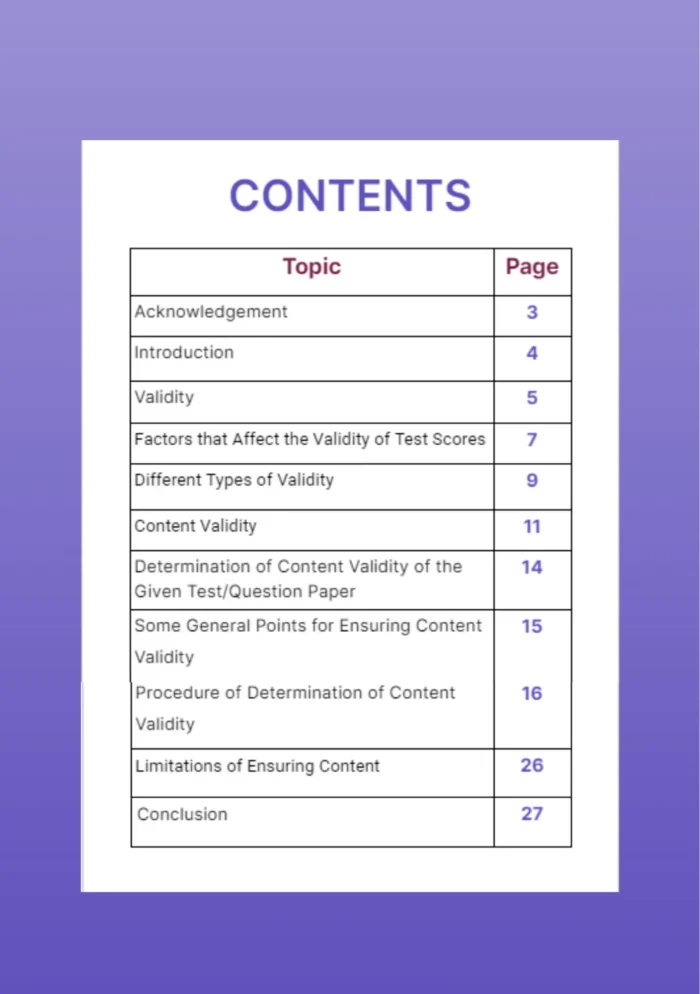 Finding out the content validity of the given question paper - Image 2