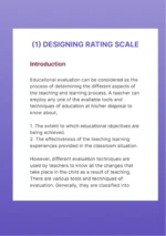 Designing Rating scale, Questionnaire, Interview Schedule in a given topic - Image 3
