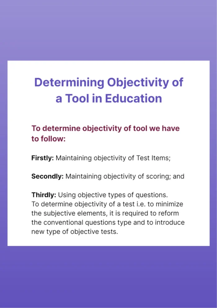 Determining the objectivity of a tool - Image 3