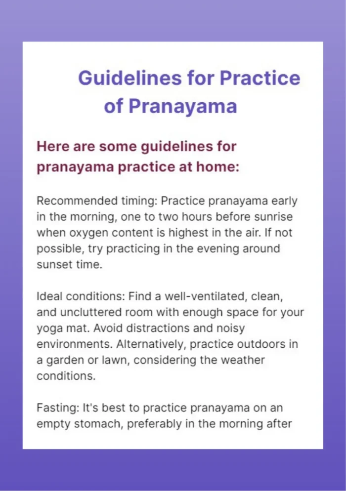 General guidelines for performance of the practice of yoga for the beginners - Guidelines for the practice of Kriyas, Asanas, Pranayama, Kriya Yoga, Meditation - Image 3