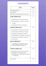 Identification of core, hidden, null and latent curriculum in textbooks. - Image 2