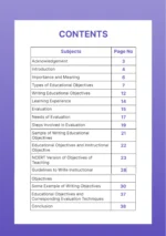 Writing educational objectives, learning experience and corresponding evaluation techniques, General and specific objectives. - Image 2