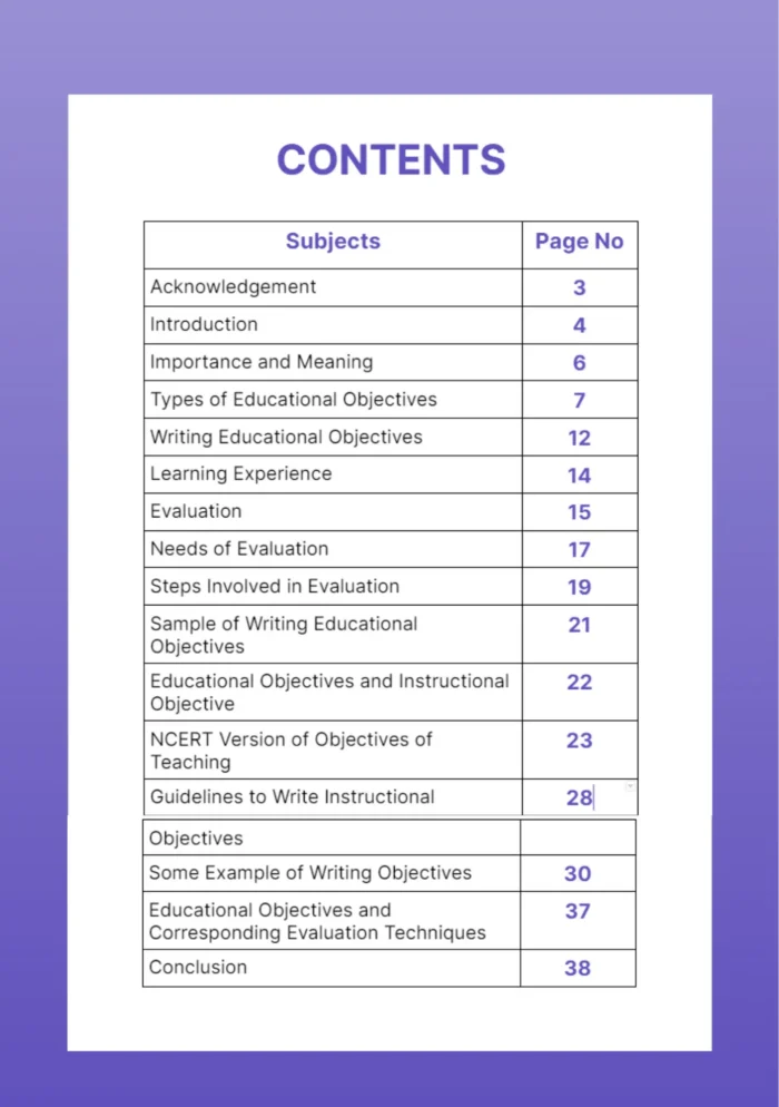 Writing educational objectives, learning experience and corresponding evaluation techniques, General and specific objectives. - Image 2