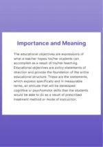Writing educational objectives, learning experience and corresponding evaluation techniques, General and specific objectives. - Image 3