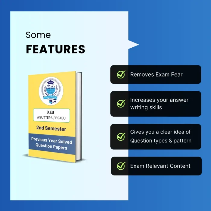 B.Ed 2nd Semester Previous Year Solved Question Papers ebook – WBUTTEPA / BSAEU - Image 9