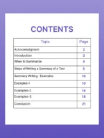 Complete given text in stipulated time and summarize it in 6/7 lines with a suitable title. - Image 2