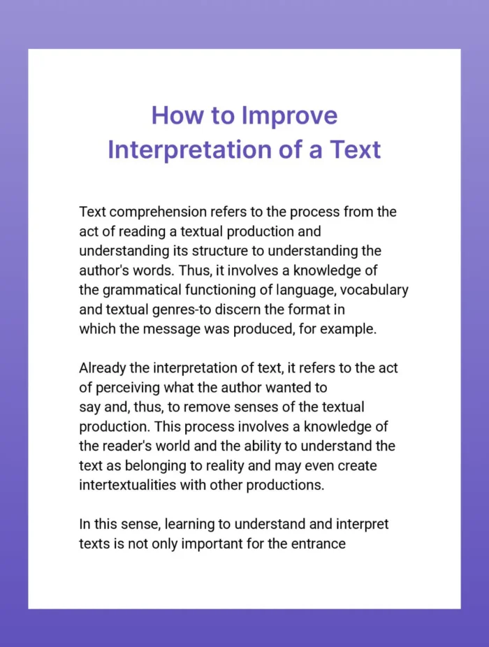 Divide the group and provide one text and suggest students to make different interpretations - Image 3