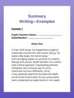 Complete given text in stipulated time and summarize it in 6/7 lines with a suitable title. - Image 4