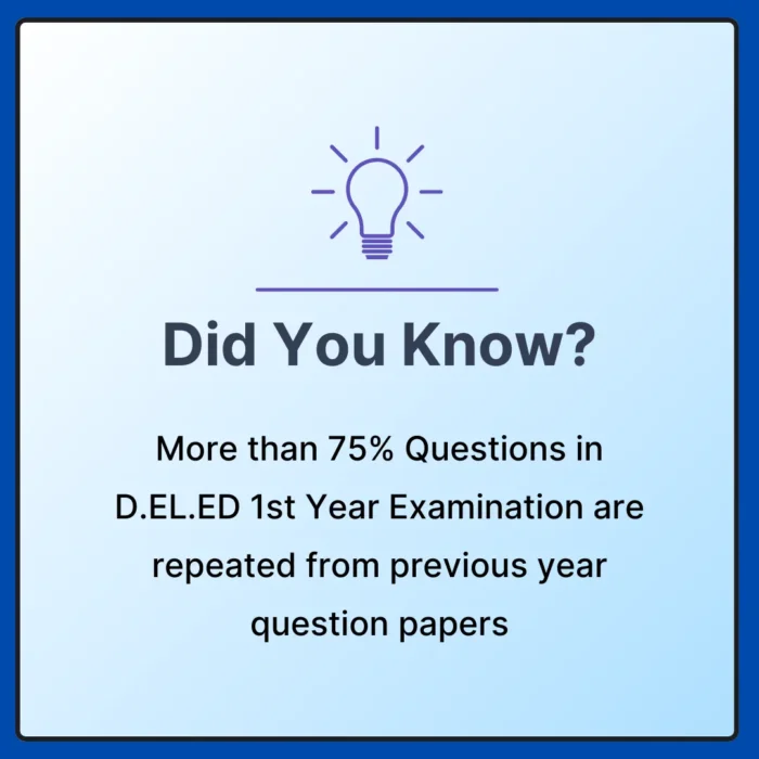 Madhya Pradesh DELED 1st Year Solved Question Papers eBook - Image 11