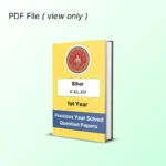 Bihar DELED 1st Year Solved Question Papers eBook