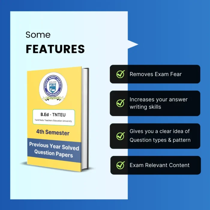 TNTEU B.Ed 4th Semester Previous Year Solved Question Papers eBook - Image 8