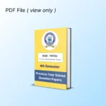 TNTEU B.Ed 4th Semester Previous Year Solved Question Papers eBook